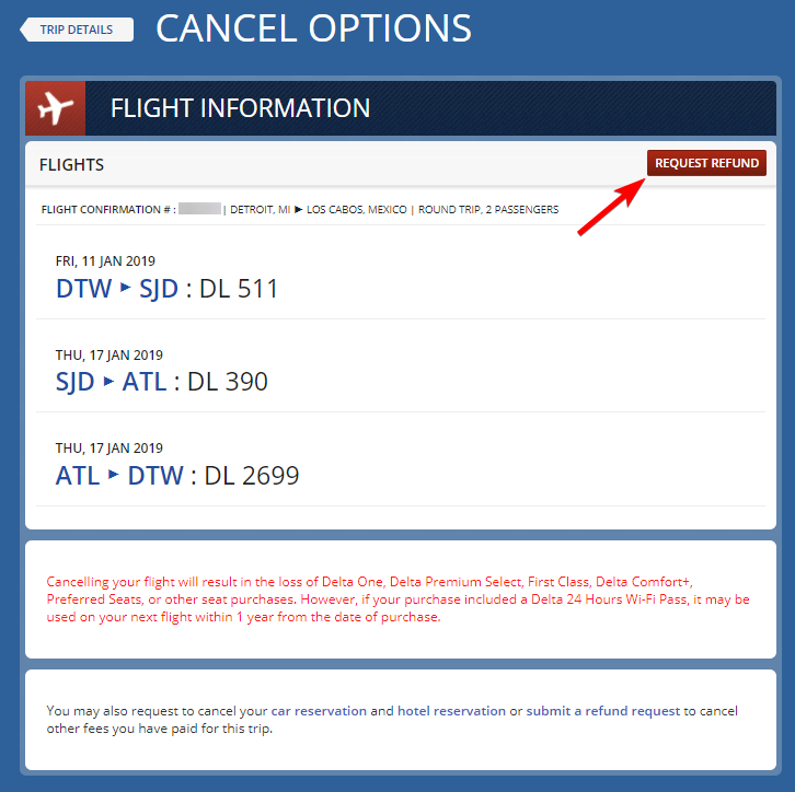 Delta Airlines Ticket Cancellation